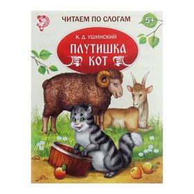 «Читаем по слогам» Книжка « Плутишка кот», 16 стр.