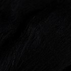 Шерсть для валяния 100% полутонкая шерсть 50 гр (003, черный) - Фото 3