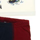 Гарнитур для мальчика "Маленький пират", рост 92 см (50), цвет белый/бордовый/тёмно-синий ПНГ474001 - Фото 4