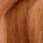 Шерсть для валяния 100% полутонкая шерсть 50 гр (005, бежевый) - Фото 3