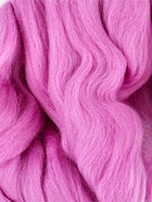 Шерсть для валяния 100% полутонкая шерсть 50 гр (058, сирень) - Фото 3