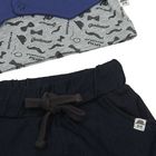 Комплект для мальчика (футболка с коротким рукавом и брюки), рост 80 см (48), цвет серый/синий - Фото 5