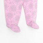 Ползунки для девочки, рост 74 см (44), цвет розовый - Фото 3