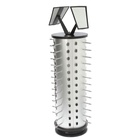 Стойка под очки настольная вращающаяся, 52 места, 38×38×78 см, цвет серебристый - Фото 2