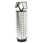 Стойка под очки настольная вращающаяся, 52 места, 38×38×78 см, цвет серебристый - Фото 2