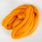 Шерсть для валяния 100% полутонкая шерсть 50 гр (104, желтый) - Фото 2