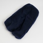 Шерсть для валяния 100% полутонкая шерсть 50 гр (173, синий) - Фото 2