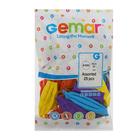 Воздушные шары латексные 18", панч-болл, пастель, набор 25 шт., МИКС - Фото 3