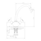 Смеситель для кухни Rossinka Q02-71 - Фото 2