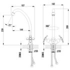 Смеситель для кухни Lemark Partner LM6544C - Фото 2