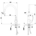 Смеситель для кухни Lemark Plus Strike LM1105C - Фото 2