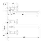 Универсальный смеситель Lemark Neo LM2212C - Фото 2