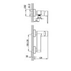 Смеситель для душа Lemark Magic LM3403C - Фото 2