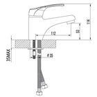 Смеситель для умывальника Lemark Omega LM3106C - Фото 2