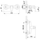 Смеситель с гигиеническим душем Lemark Pramen LM3318C - Фото 2