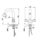 Смеситель для умывальника Lemark Pallada LM2606C - Фото 2