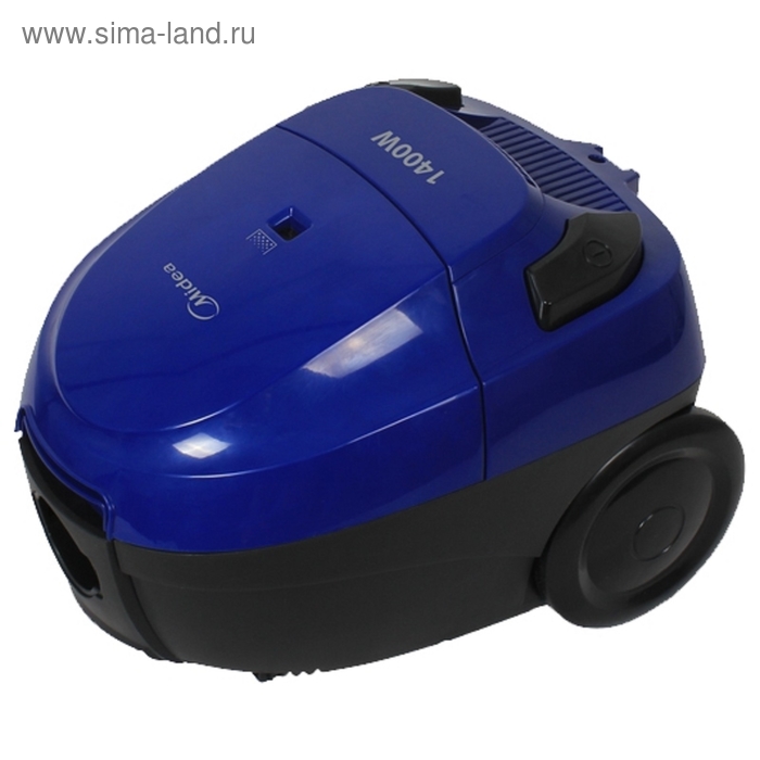 Пылесос Midea VCB33A2, 1400/250 Вт, 1.5 л, синий - Фото 1