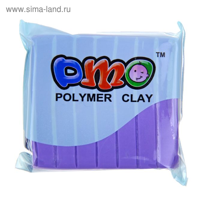 Полимерная глина 50гр "PMO" Светло-фиолетовый SH-45 - Фото 1