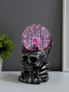 Плазменный шар полистоун «Череп с цепью» 19×11×10 см RISALUX - Фото 12
