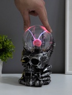 Плазменный шар полистоун «Череп с цепью» 19×11×10 см RISALUX - Фото 13
