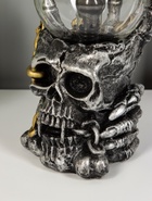 Плазменный шар полистоун «Череп с цепью» 19×11×10 см RISALUX - Фото 14