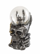 Плазменный шар полистоун «Череп с цепью» 19×11×10 см RISALUX - Фото 18