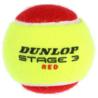 Мяч теннисный Dunlop Stage 3 red 12B, фетр - Фото 1