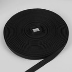 Лента киперная, 15 мм, 50 ± 1 м, цвет чёрный - Фото 1