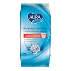 Влажные салфетки Aura family, антибактериальные, 72 шт. - Фото 4