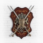 Панно на стену «Геральдика. Рыцарские доспехи», декор настенный, щит декоративный - Фото 1