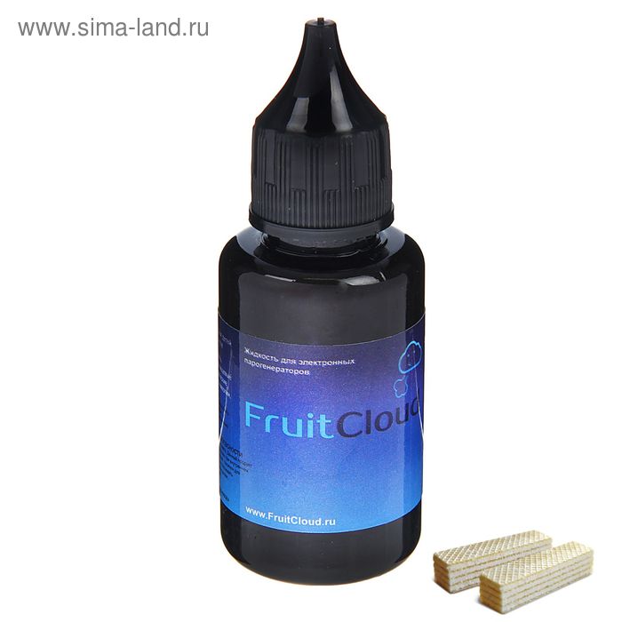 Жидкость для многоразовых ЭИ Fruit Cloud, вафли ванильные, 12 мг, 30 мл - Фото 1