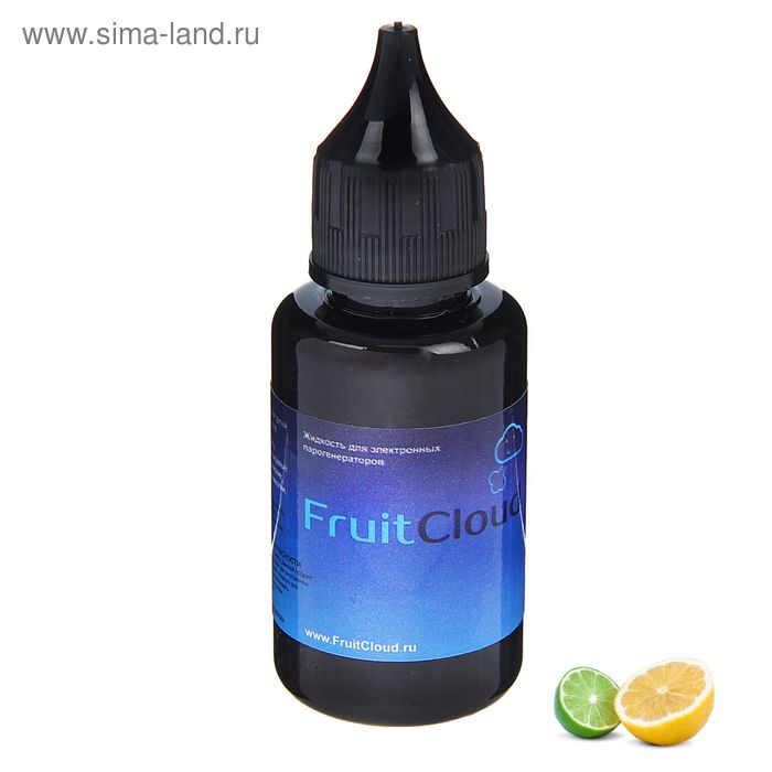 жидкость для многоразовых ЭИ FruitCloud  6 мг 30мл (Лимон-лайм) - Фото 1