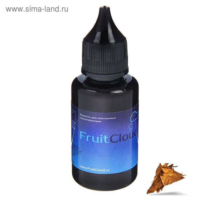Жидкость для многоразовых ЭИ Fruit Cloud, табачный Cigar, 1 мг, 30 мл - Фото 1