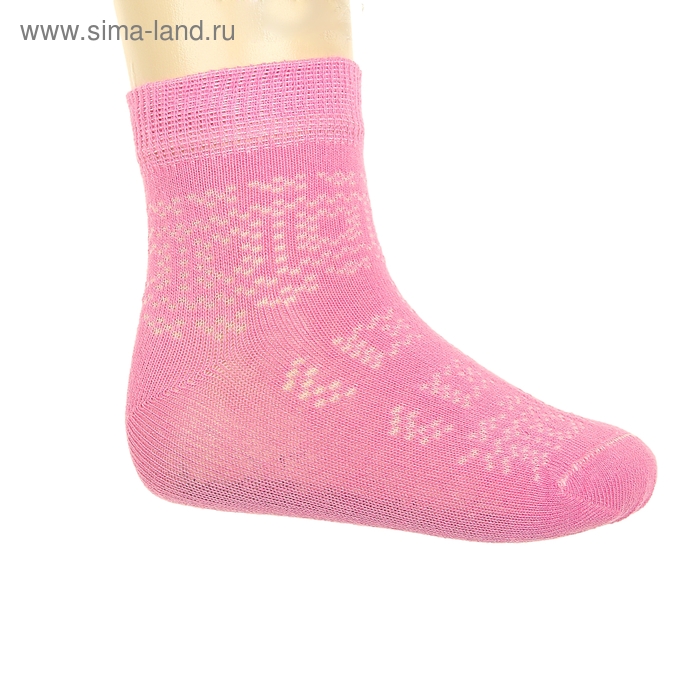 Носки детские АС151, цвет розовый, р-р 16-18 - Фото 1