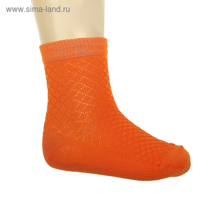 Носки детские ЛС58, цвет оранжевый, р-р 14-16 - Фото 1