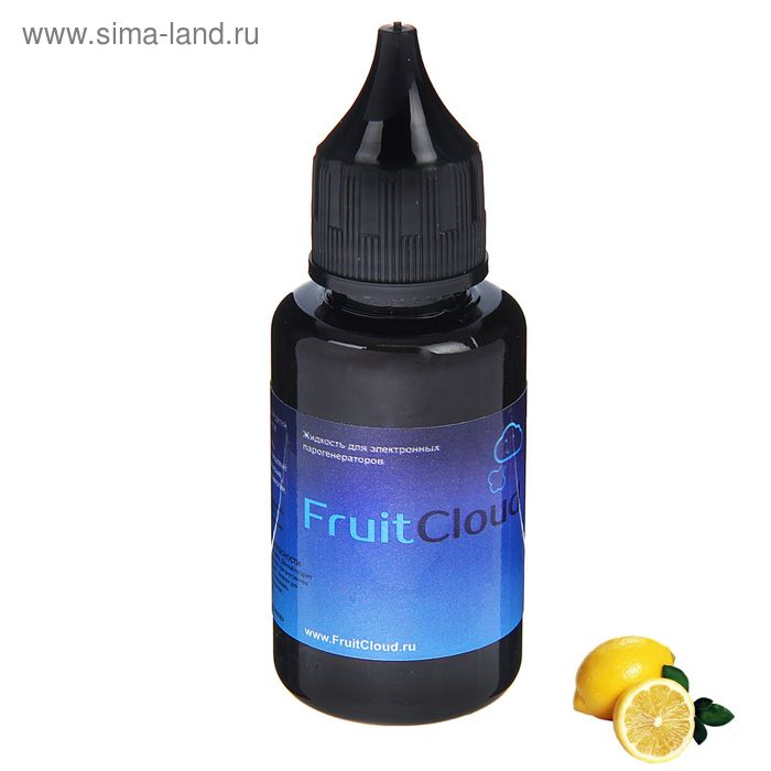 Жидкость для многоразовых ЭИ Fruit Cloud, лимон, 1 мг, 30 мл - Фото 1