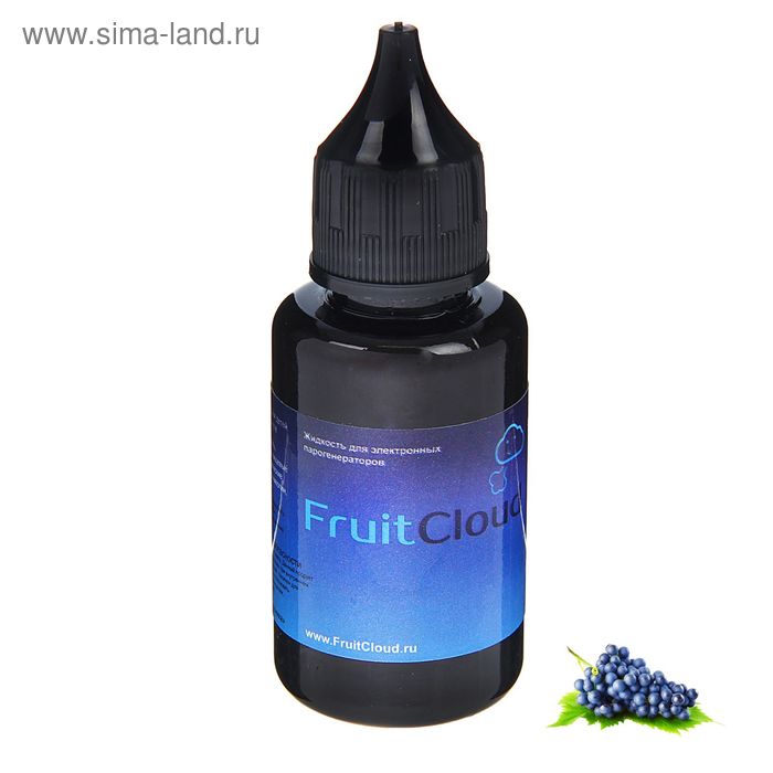 жидкость для многоразовых ЭИ FruitCloud  1 мг 30мл (Виноград) - Фото 1