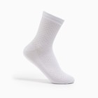Носки детские, цвет белый, размер 11-12 - фото 8469832