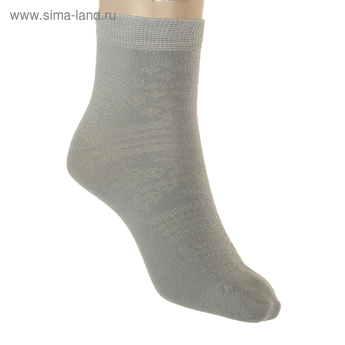 Носки детские АС151, цвет светло-серый, р-р 20-22 - Фото 1