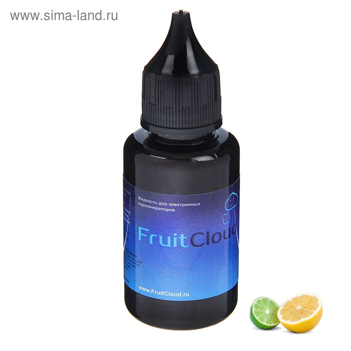 жидкость для многоразовых ЭИ FruitCloud  12 мг 30мл (Лимон-лайм) - Фото 1