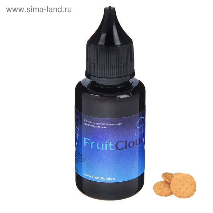 Жидкость для многоразовых ЭИ Fruit Cloud, сахарное печенье, 12 мг, 30 мл - Фото 1