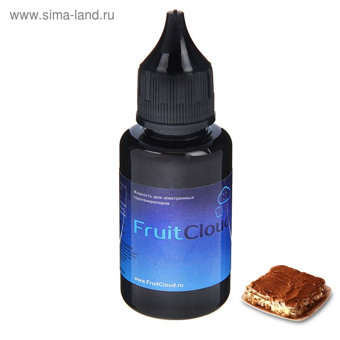 Жидкость для многоразовых ЭИ Fruit Cloud, тирамису, 12 мг, 30 мл - Фото 1