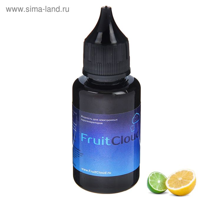 жидкость для многоразовых ЭИ FruitCloud  3 мг 30мл (Лимон-лайм) - Фото 1