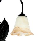 Торшер "Колокольчик" 3 лампы черный h=150 см (220W 15W E27) МИКС - Фото 5