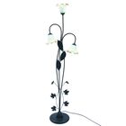 Торшер "Колокольчик" 3 лампы черный h=150 см (220W 15W E27) МИКС - Фото 2