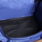 Сумка дорожная на молнии, 1 отдел, 1 наружный карман, цвет синий - Фото 3