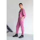 Брюки женские, цвет цикламен, размер 52, рост 164 см - Фото 2