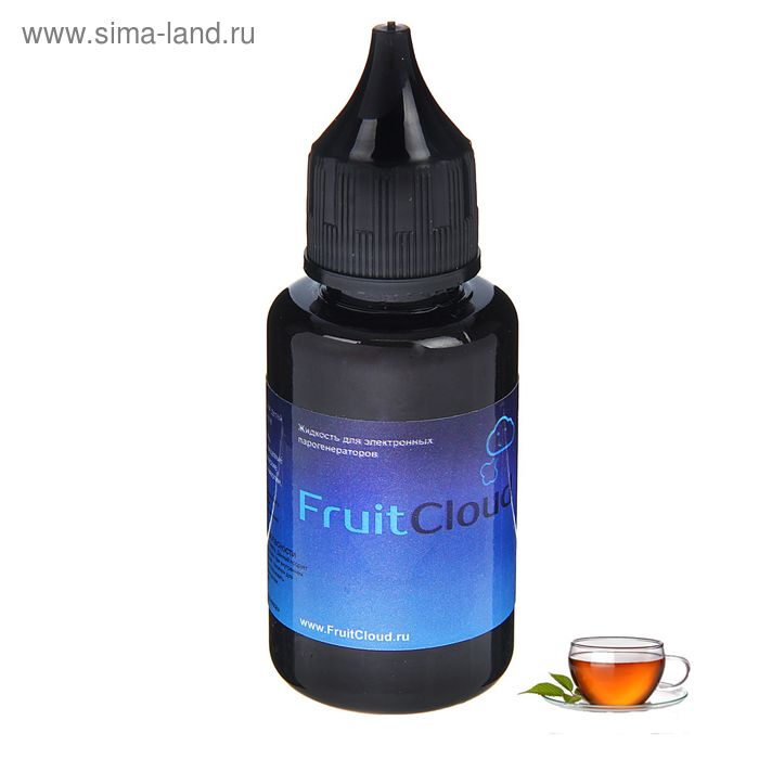 Жидкость для многоразовых ЭИ Fruit Cloud, чай чёрный, 1 мг, 30 мл - Фото 1