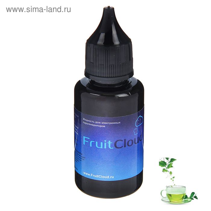 Жидкость для многоразовых ЭИ Fruit Cloud, чай зеленый, 1 мг, 30 мл - Фото 1