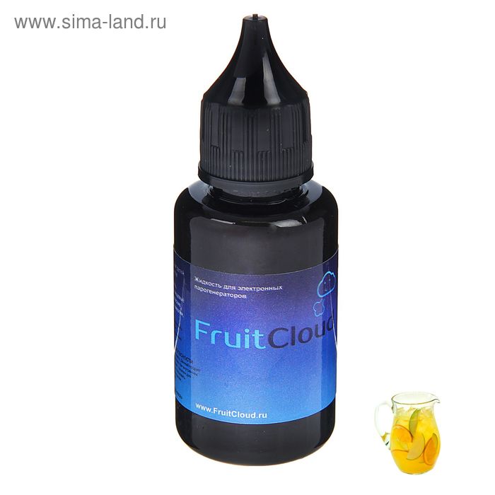 Жидкость для многоразовых ЭИ Fruit Cloud, лимон-лайм, 1 мг, 30 мл - Фото 1